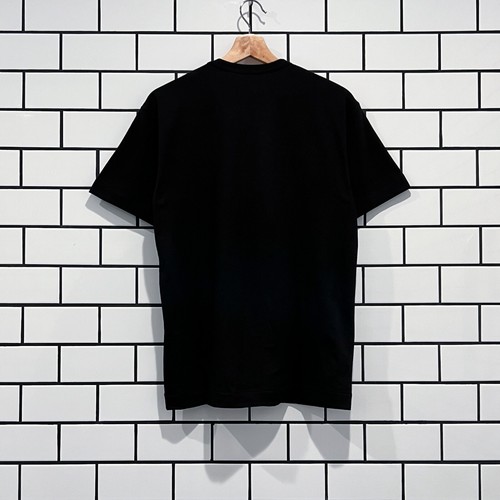 CAMISETA COMME DES GARCONS CDG PLAY DOBLE CORAZÓN IMPRESIÓN BLANCA NEGRA AZ-T116-051-1 - Imagen 2 de 2