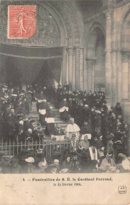 Beerdigung Von S.E Der Cardinal Perraud Der 13 Februar 1906