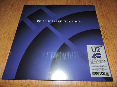 U2 11 UHR TICK TOCK 12'' SEALED COPY 40TH ANNIVERSARY SEALED BLUE SLEEVE