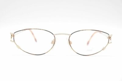 Mondi 2375-625 50[]17 130 Brown Gold Oval Glasses Frame Eyeglasses New