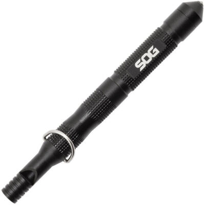 SOG Flint Survival & Defense Tool Safety Whistle, Fire Starter, Glass Breaker