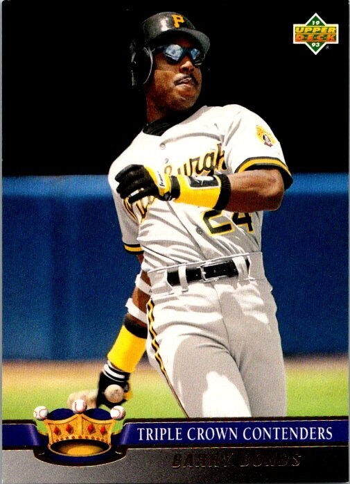 1993 Upper Deck Triple Crown Contenders Barry Bonds Pittsburgh
