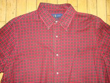 POLO RALPH LAUREN MEN'S COTTON LONGSLEEVE CLASSIC FIT SHIRT SIZE XL HARDLY WORN