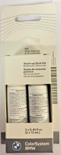 BMW Factory Touch Up Paint Stick Set A08 Silver Grey Metallic 51910419750