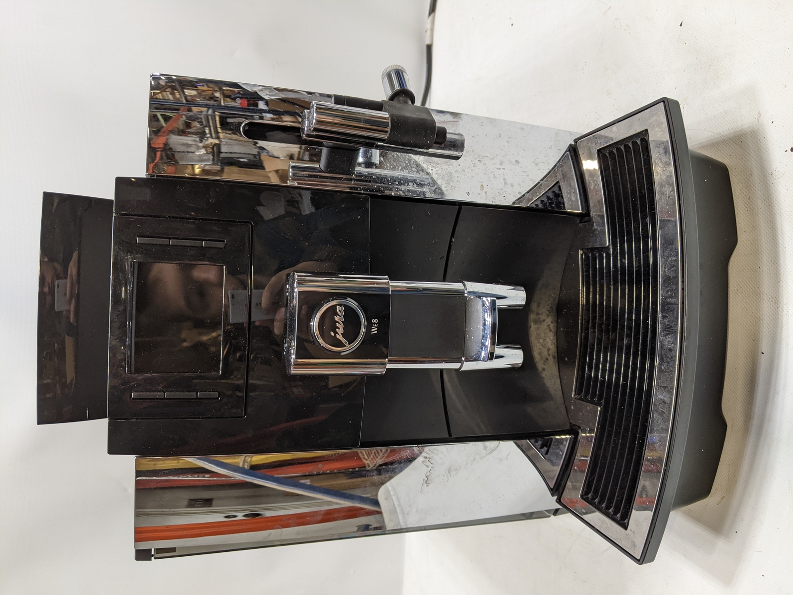 Jura 15145 Automatic Coffee Machine WE8, Chrome, 101 oz (ARE) eBay