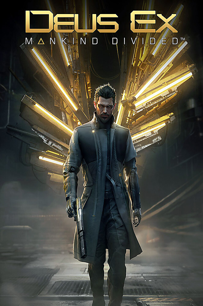 Deus Ex Mankind Divided PS4 XBOX ONE Premium POSTER MADE IN USA EXT017