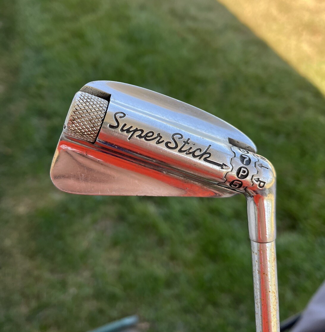 RARE Super Stick Adjustable Iron Golf Club Steel Shaft | eBay