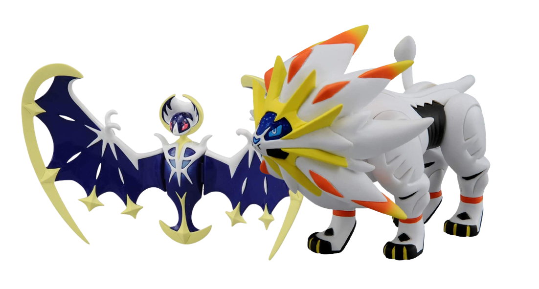 Takara Tomy Pokemon Moncolle ML-14 15 Solgaleo Lunala Set of 2 | eBay