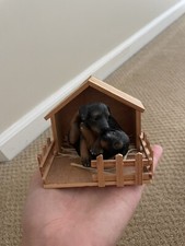 Rottweiler In Dog House Decor Piece