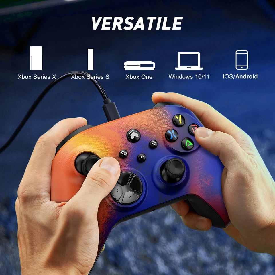 RGB Wireless Controller Für Microsoft Xbox One Series S/X PC  Steam Gamepad - Bild 3 von 4