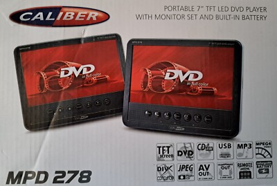 Caliber MPD 278 7''TFT LED DVD player, Gebraucht, sehr guten Zustand