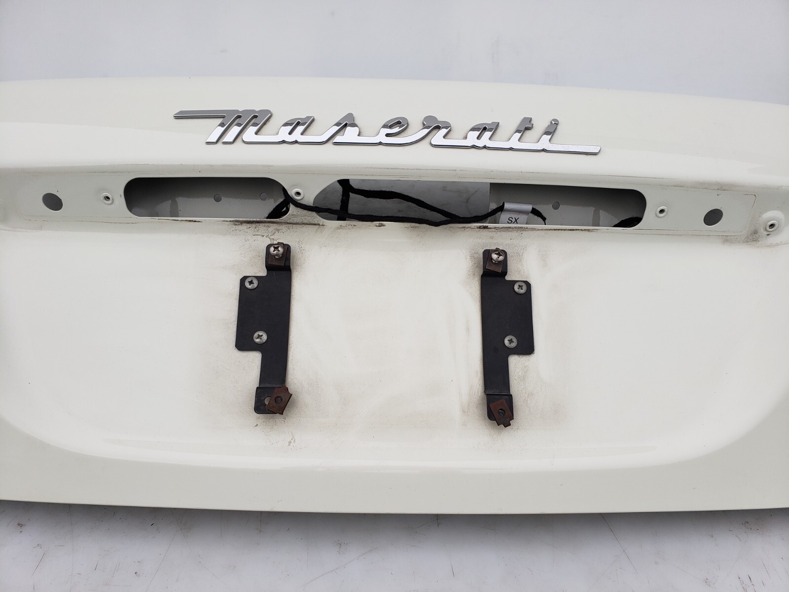 ✅ 03-12 OEM Maserati Quattroporte M139 Rear Trunk Lid Panel Shell White NOTE*