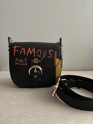 coach  x Jean-Michel Basquiat handbag