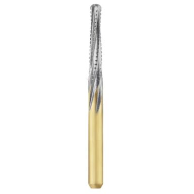 Great White Ultra FG #856.016 SS Round End Taper Carbide Bur 5/Pk.