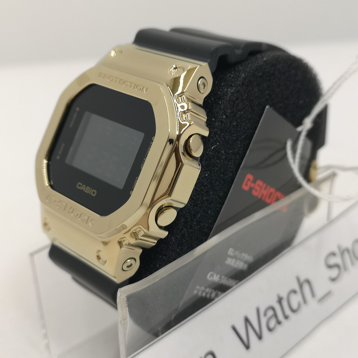 CASIO G-SHOCK GM-5600G-9JF Black Gold Metal Case Digital CASIO G-SHOCK GM-5600G-9JF Black Gold Metal Case Digital