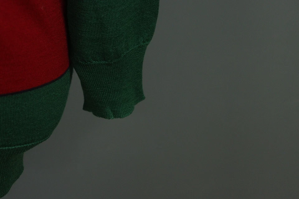 Pringle of Scotland Multicolor Colorblock Long Sleeve Knit Sweater Size M - Image 4 of 4