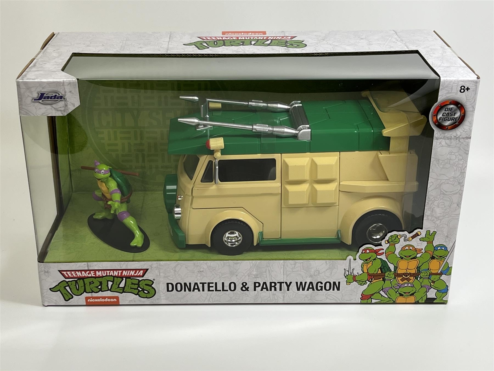Teenage Mutant Ninja Turtles Donatello Figure Party Wagon 1:24 Jada 253285003