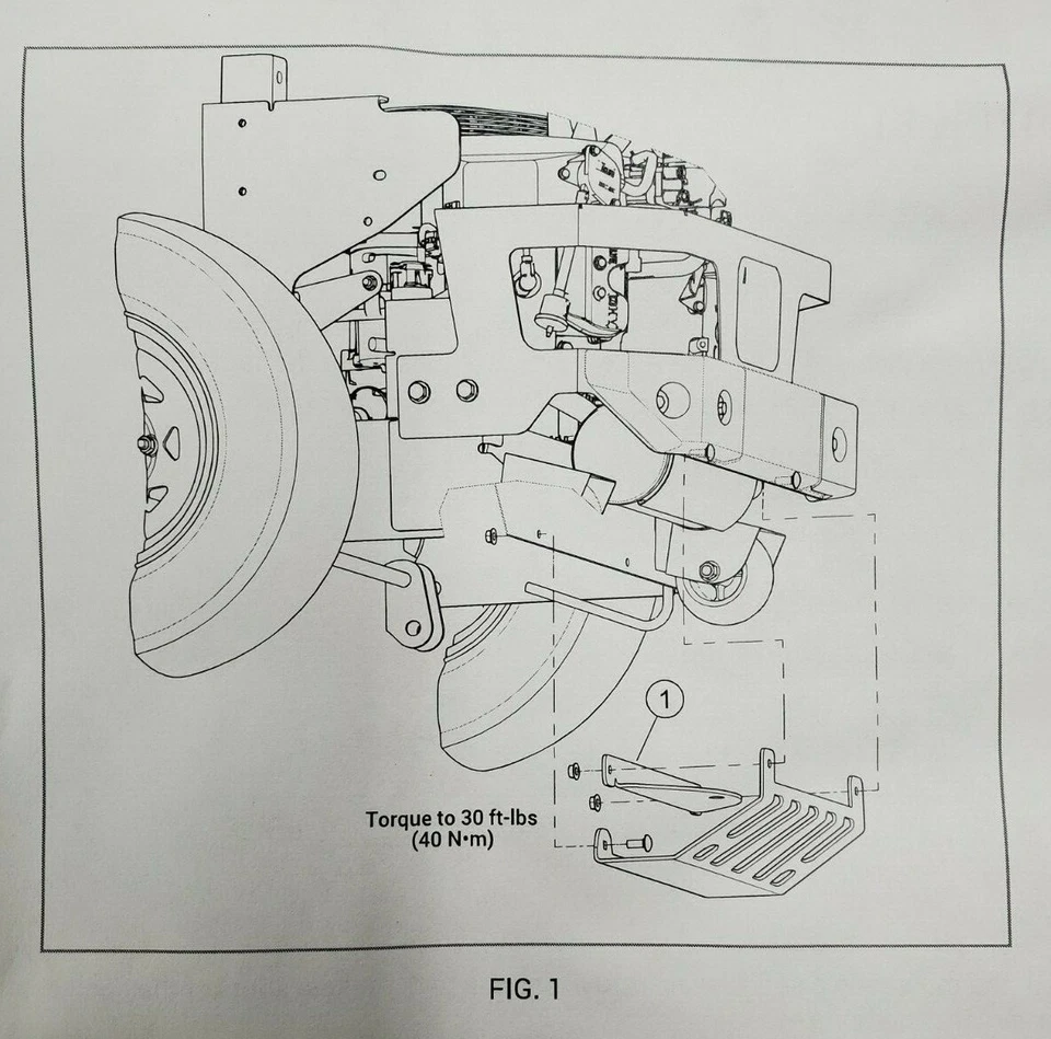 New Genuine OEM Hustler 123915 Hitch Kit for X-One and Super Z Zeroturn Models - Image 3 of 3