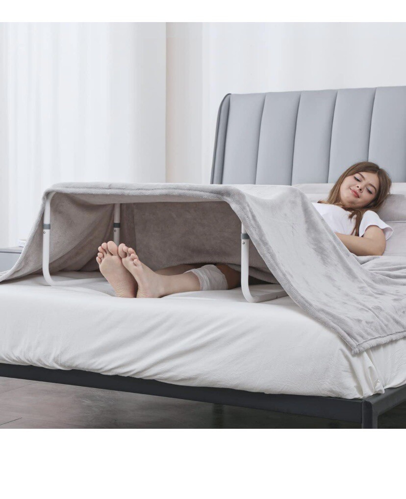 Blanket Support Lifter, Blanket Lift Bar Adjustable Bed Cradle for Foot