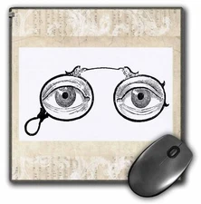 3dRose Eyeglasses MousePad