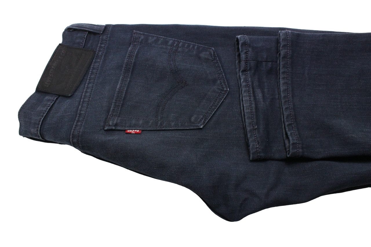 Levi's 511 Jeans Mens W30/L32 Dark Slim Fit Whiskers Fade Effect Zip Fly thumbnail 5