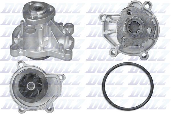 Pompe à eau haut débit pour Skoda Fabia I 1.2 et Volkswagen Polo 12V
