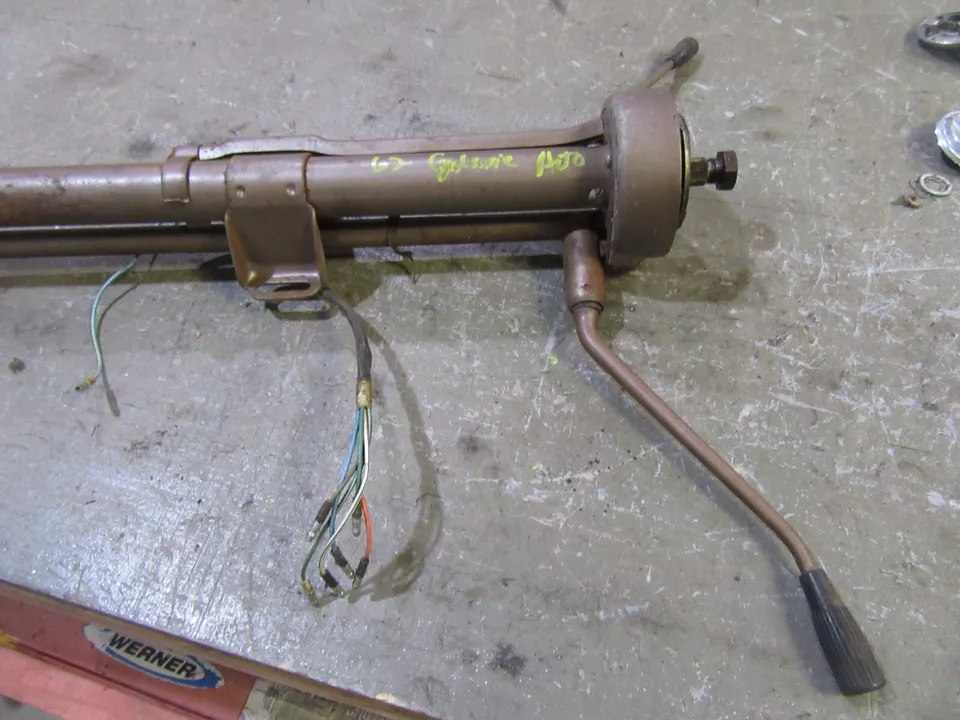 1962 Ford Galaxie 500 interior automatic shifter steering column assembly - Image 4 of 4