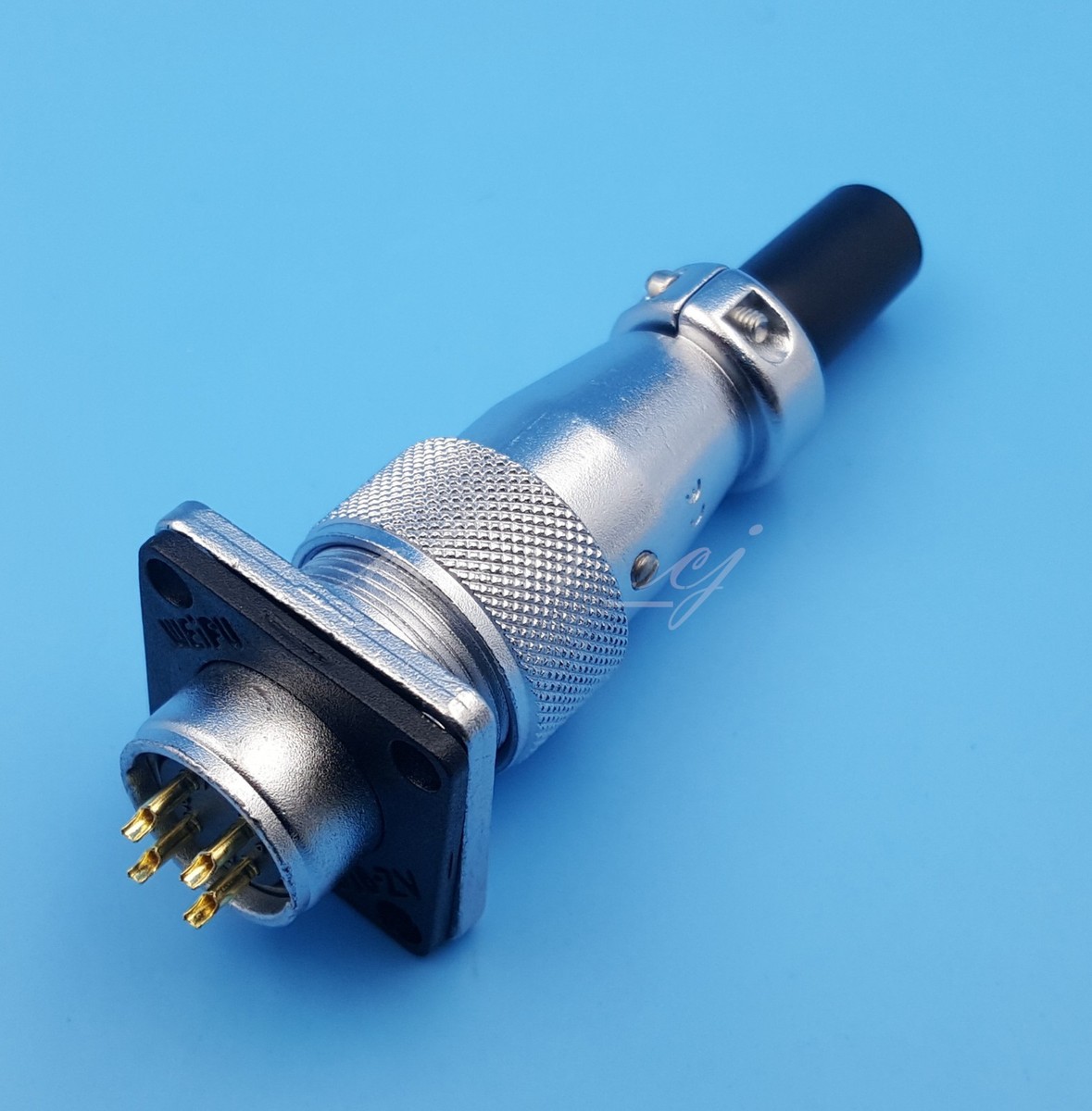 Assembly Point Plug Solder Termination Plug Weipu WS16 Metal Square Flange Aviation Plug ...