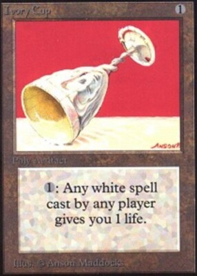 MTG magic cards 1x Ivory Cup Beta Light Play, English