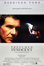presumed innocent Harison Ford Movie Poster Film Plakat