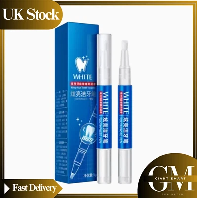 D-CHANNEL Teeth Whitening Gel Pen Extra Strong White Tooth Whitener Delicate Stain Remover