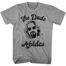 Big Lebowski The Dude Abides Men's T Shirt