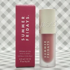 Summer Fridays SOFT MAUVE Dream Lip Oil 0.15oz 4.5mL ••NEW IN BOX••🎁