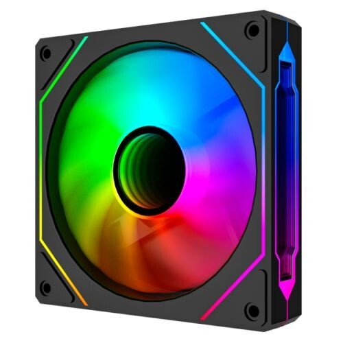 Vida Infinity02 12cm 120mm ARGB PC Case Fan Infinity Mirror Effect 1800RPM Black