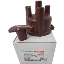 NEW GENUINE KUBOTA ROTOR & DISTRIBUTOR CAP WG750 WG600 12581-68650 12581-68670