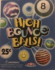 FREE S H 100 1" SUPERBALLS HIGH BOUNCE VENDING BALLS SUPER BOUNCY CARNIVAL BALL
