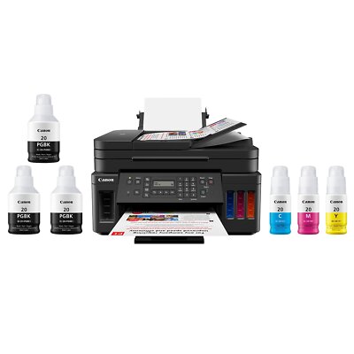 Canon MegaTank PIXMA G7020 Wireless Color Inkjet Printer All-In-One Supertank