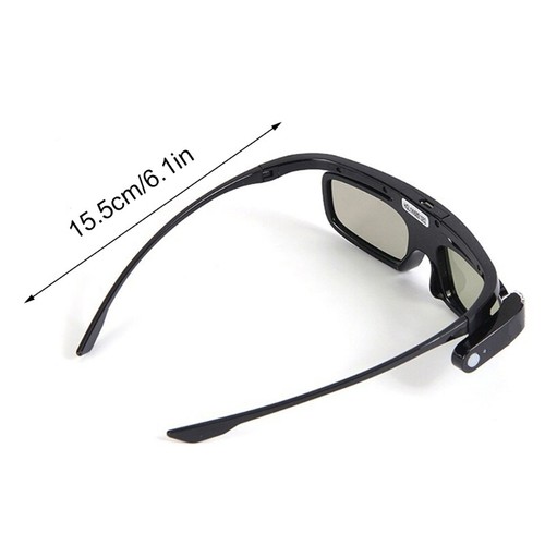 3D Glasses Active Shutter Rechargeable Eyewear for DLP-Link Optama Projectors - Picture 8 of 8