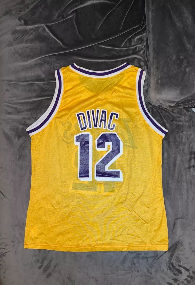 Los Angeles Lakers Vlade Divac Throwback Adidas T Shirt