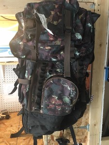 huge camping backpack