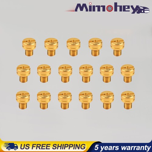 42Pcs Carburetor Jet Kit for Mikuni Main N100.604 VM28/486 VM4/042 VM22/210 USA - Foto 6 di 8