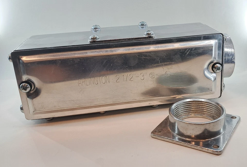 Arlington 936 2 1/2"-3" salida de conducto LB aluminio fundido a presión UPC: 018997179067 Foto 3 de 4