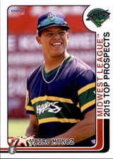 2015 Midwest League Top Prospects Choice #1 Yairo Munoz Dominican Republic Card