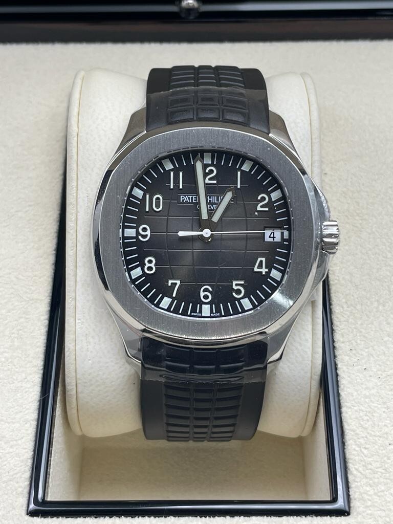 Patek Philippe Aquanaut 5167A-001 Black Rubber Strap Mens Watch