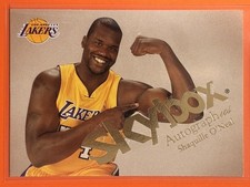 2003-04 Skybox Autographics Shaquille O'Neal #42 Basketball Lakers HOF