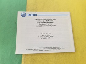 Astyanax Nintendo NES Manual de instrucciones Folleto SOLO