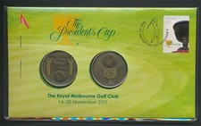 Australia: 2011 Golf President's Cup Medals PNC, Issue Price $29.95