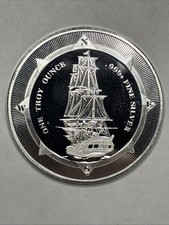 2018 1 Oz .999 Fine Silver Niue $2 HMS Bounty 1700