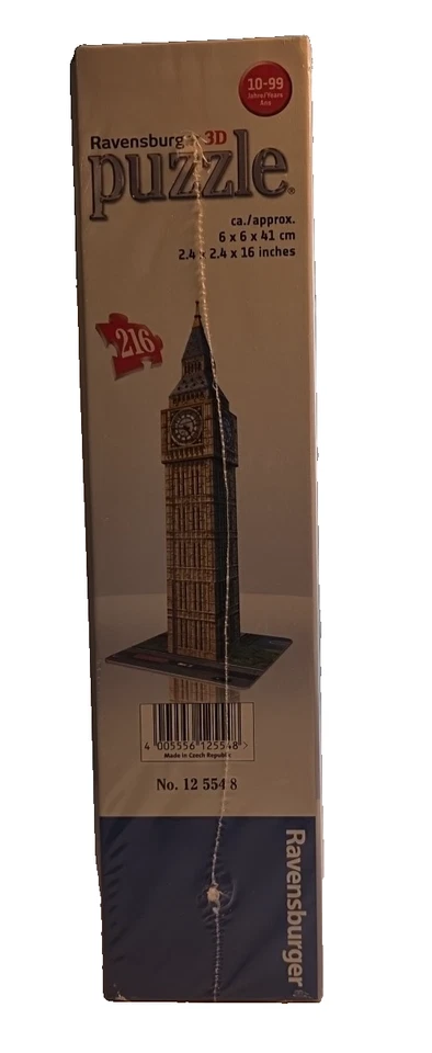 Ravensburger London Big Ben Building 3D Puzzle 224pc Brand New Sealed - Image 4 of 4