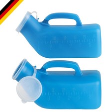 Tragbare 1.2L Männer Urinflasche aus Kunststoff, Auslaufsicher, ideal für Reisen